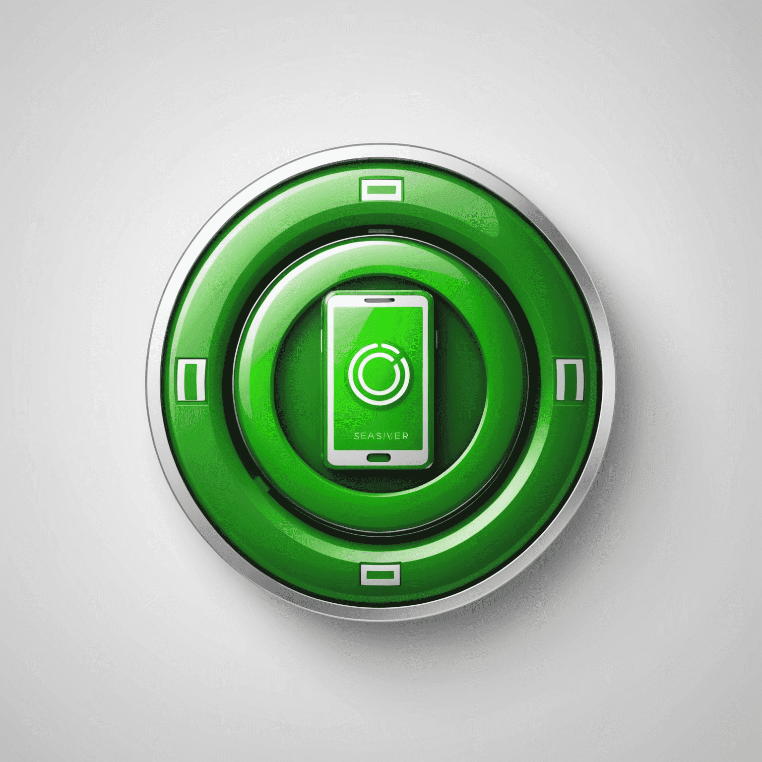 LifeSaver logo - A modern, sleek design featuring a stylized mobile phone with a green battery icon