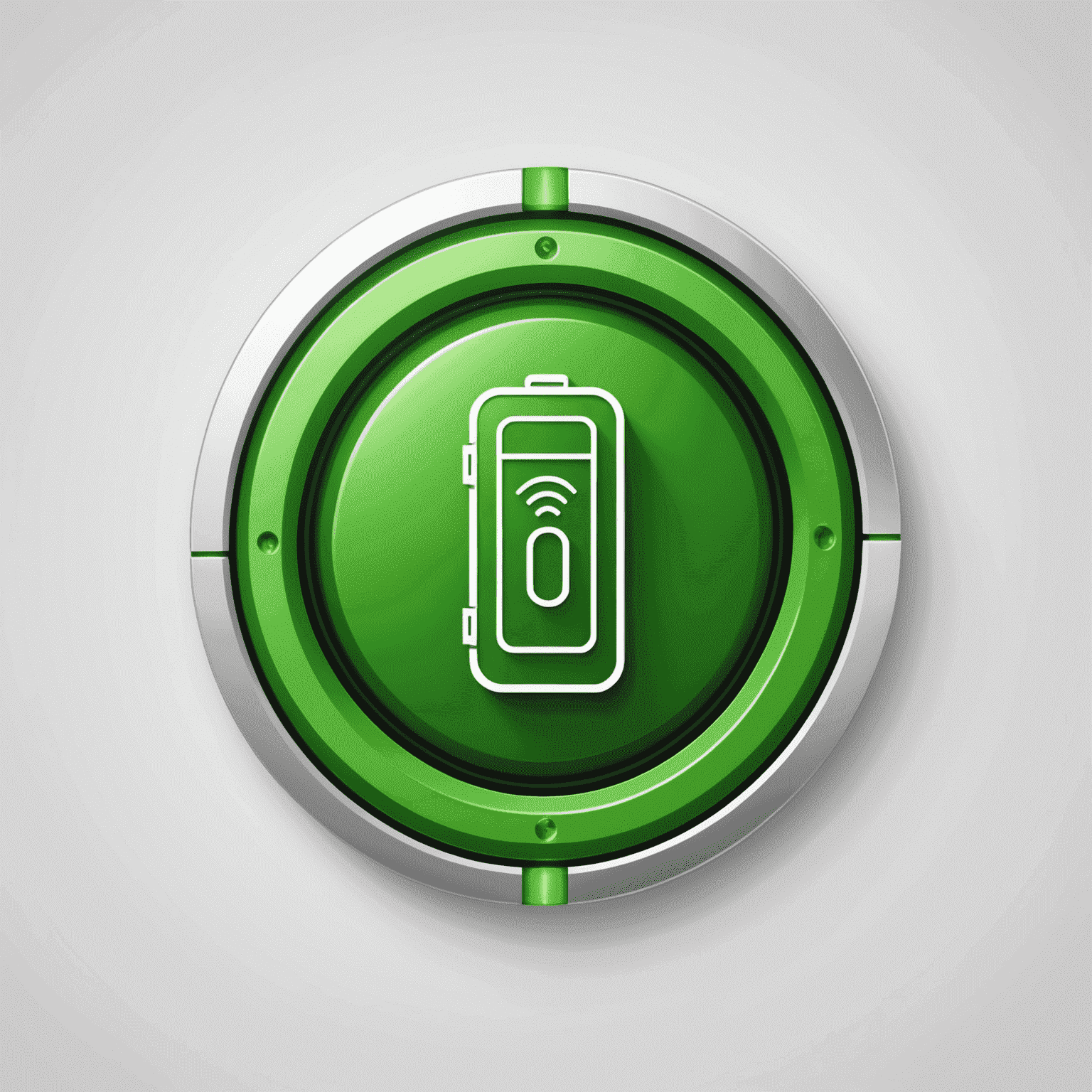 LifeSaver logo - A modern, sleek design featuring a stylized mobile phone with a green battery icon